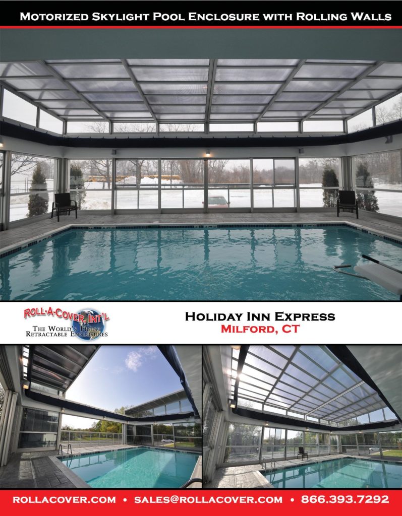 commercial retractable pool enclosure