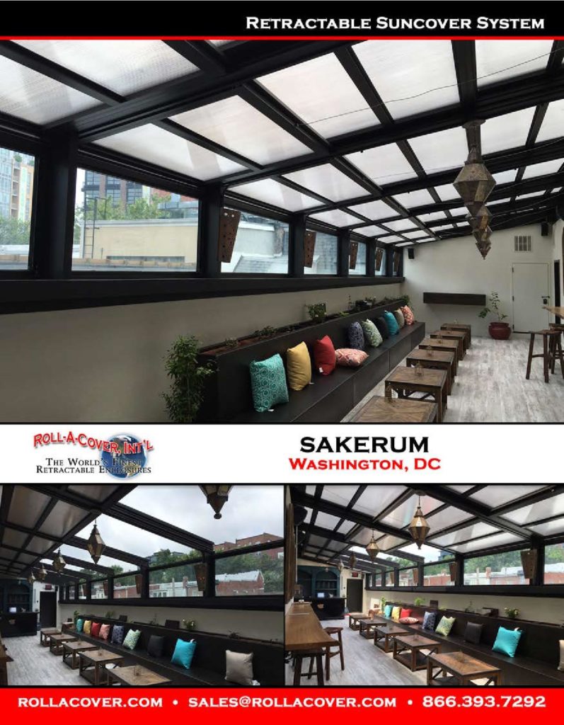 retractable glass sliding roof