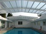 retractable pool skylight