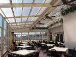 Restaurant patio glass rooms