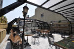 glass retractable roofs for restaurants