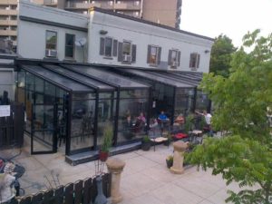 Restaurant patio enclosures
