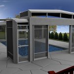 in ground swimming pool enclosures