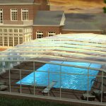 motorized retractable pool enclosures