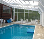 heated pool enclosure