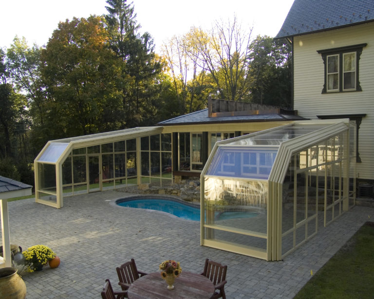 Retractable Pool Enclosures Manufactured by RollACoverAmerica's