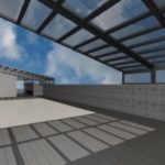 retractable rooftop skylight