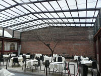 restaurant retractable skylight roof
