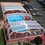Quality Inn West Springfield MA Retractable hotel pool enclosure