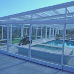 Glass pool rooms