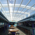 martell's tiki bar retractable skylight