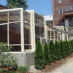 restaurant patio retractable enclosure