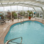 New London Harbor Towers CT Retractable glass pool enclosures
