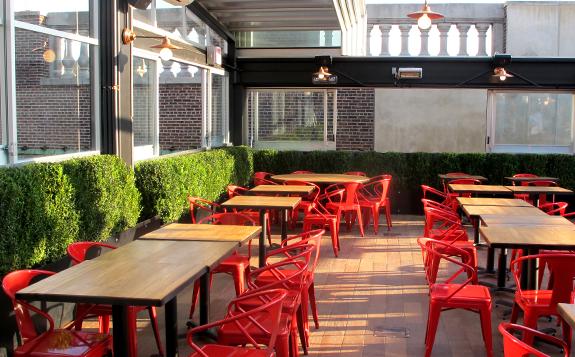 Eataly Birreria Retractable Roof Manufactured by Roll-A-Cover, Intl ...