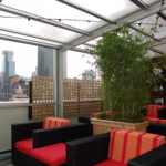 rare view chelsea nyc retractable rooftop enclosure