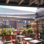 cantina rooftop retractable enclosure