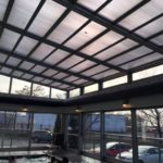 Retractable roof and skylight