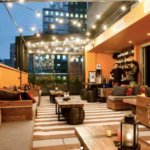 above 6 rooftop bar retractable roof