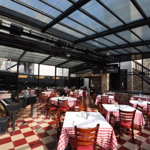 Jack's Wicker Park Retractable Enclosure by RollACoverAmerica's
