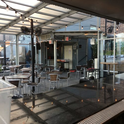 STK Downtown Retractable Roof Manufactured by Roll-A-CoverAmerica's ...