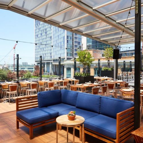 STK Downtown Retractable Roof Manufactured by Roll-A-CoverAmerica's ...