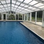 Residential Retractable Glass Pool Enclosure Scarborough, ME