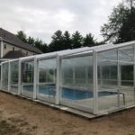 Residential Retractable Glass Pool Enclosure Scarborough, ME