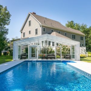 Maine Pool Enclosure Manufactured by Roll-A-Cover, Intl.America's ...