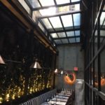 cathedrale restaurant retractable glass roof