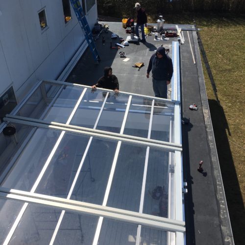 Residential Retractable Skylight Manufactured by Roll-A-CoverAmerica's ...