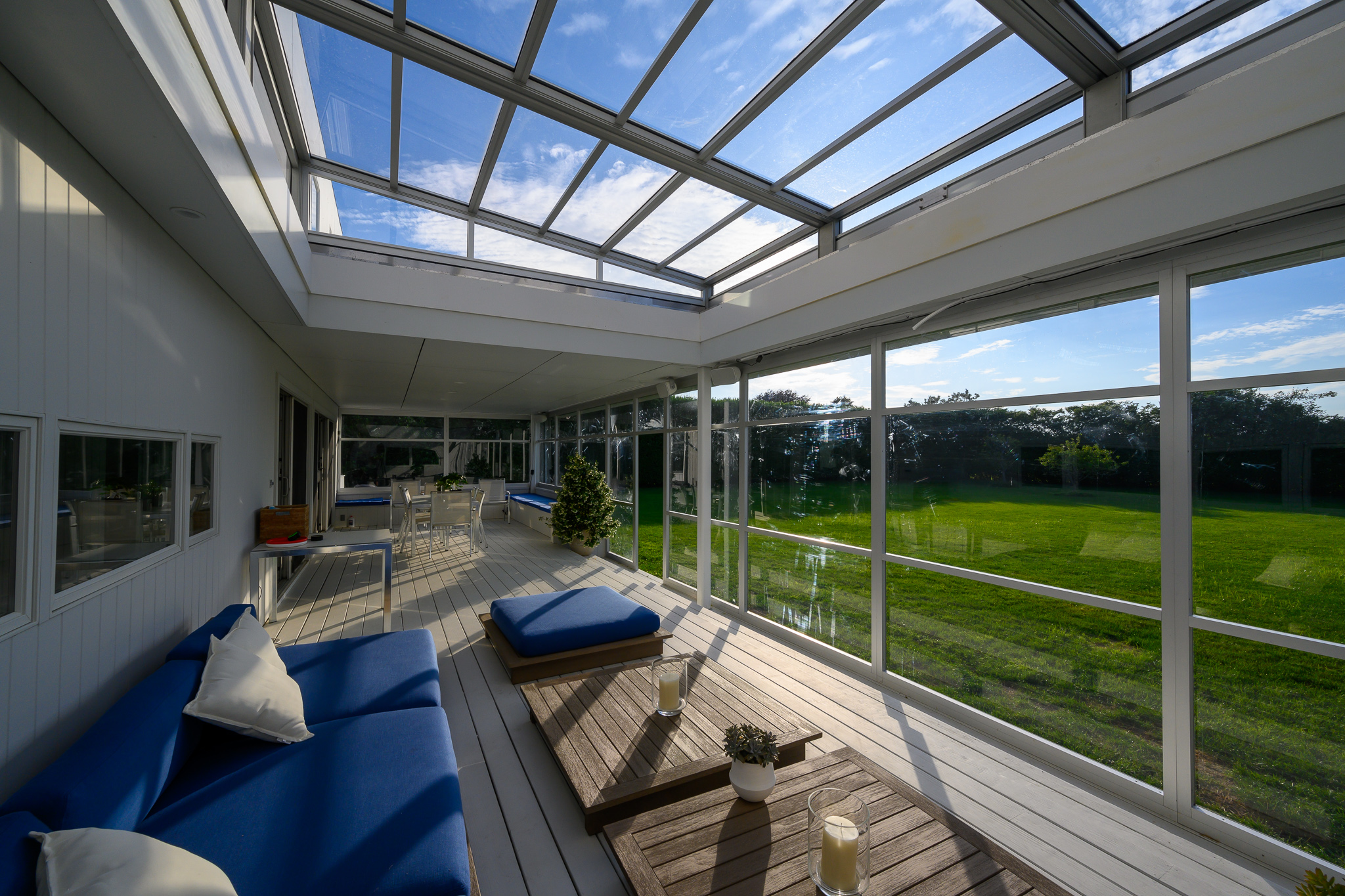 residential patio glass skylight