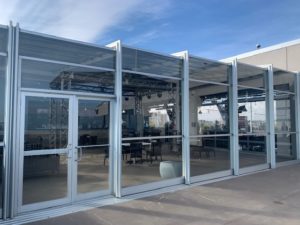 topgolf denver rooftop glass enclosure