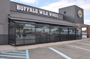 buffalo wild wings retractable enclosure