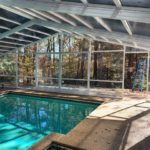 retractable outdoor pool room
