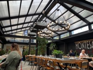 glass retractable skylights for restaurants