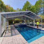 retractable pool enclosure