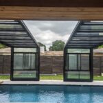 houston residential retractable pool enclosure