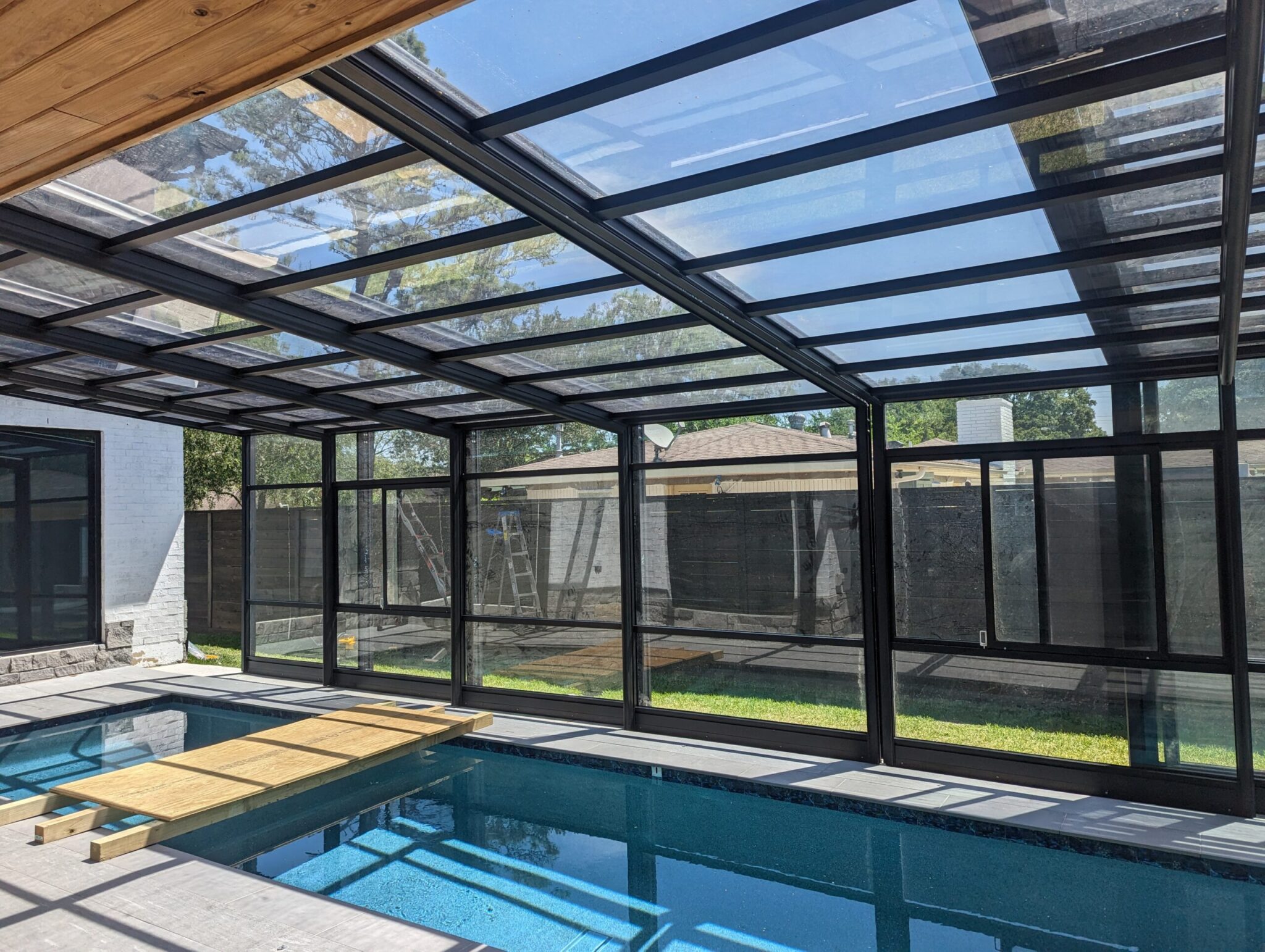 houston retractable pool enclosure