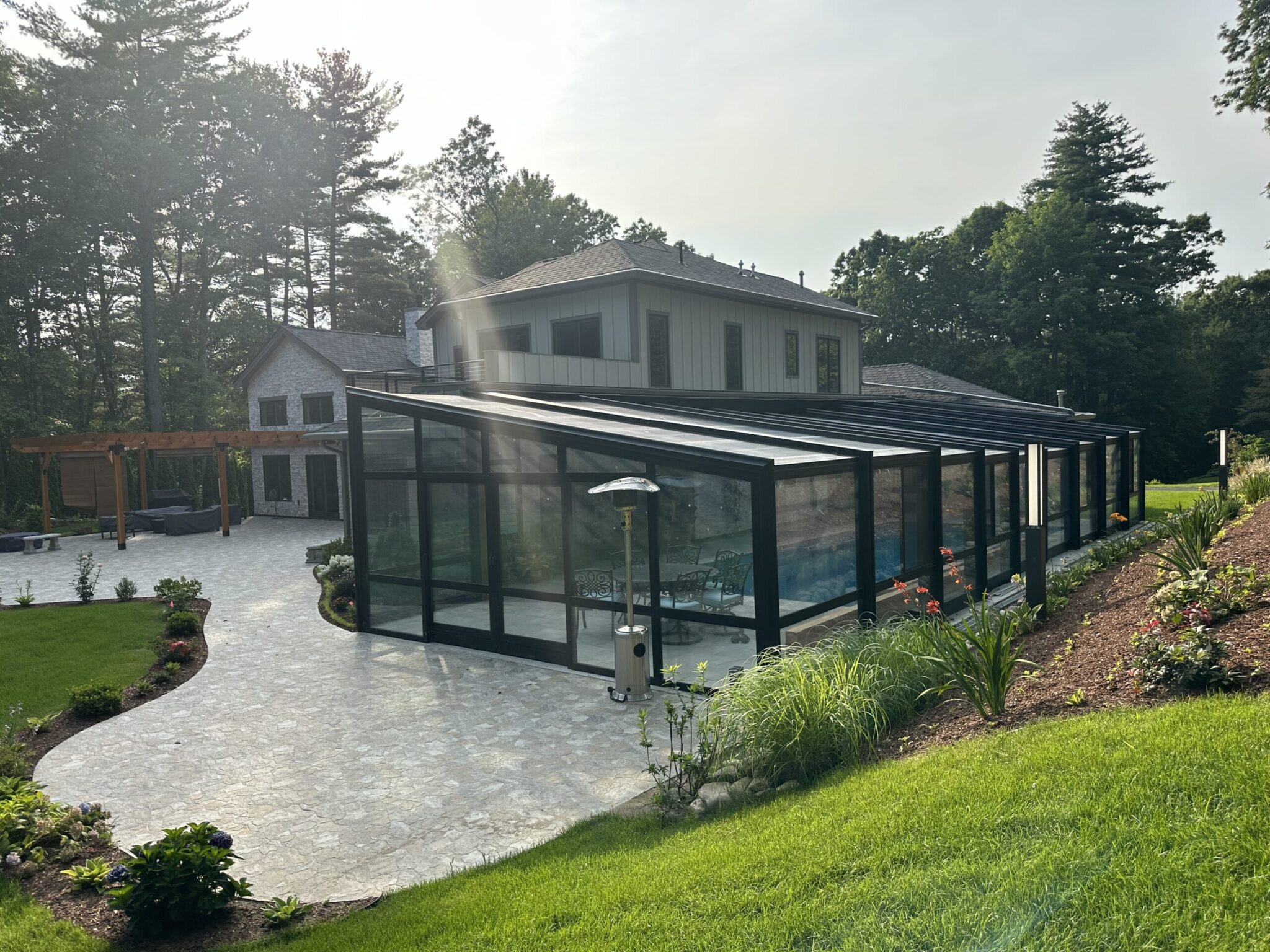 retractable patio enclosure