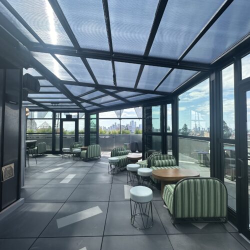 w new york union square retractable enclosure