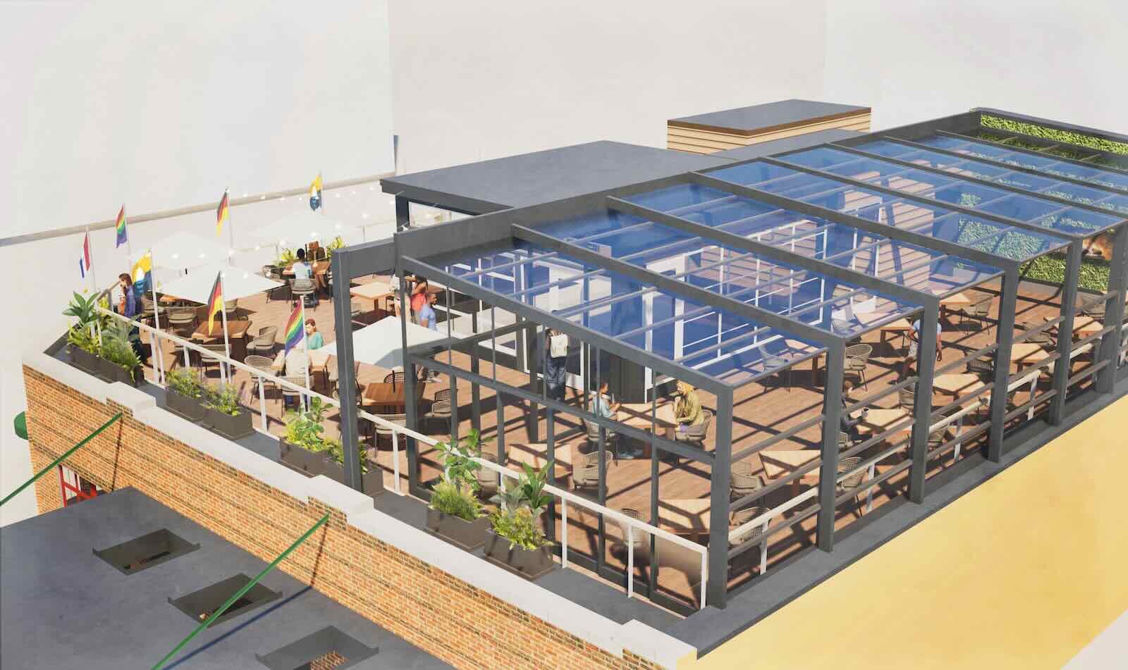 cafe benelux milwaukee retractable roof