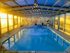 latham apartments retractable pool enclosure